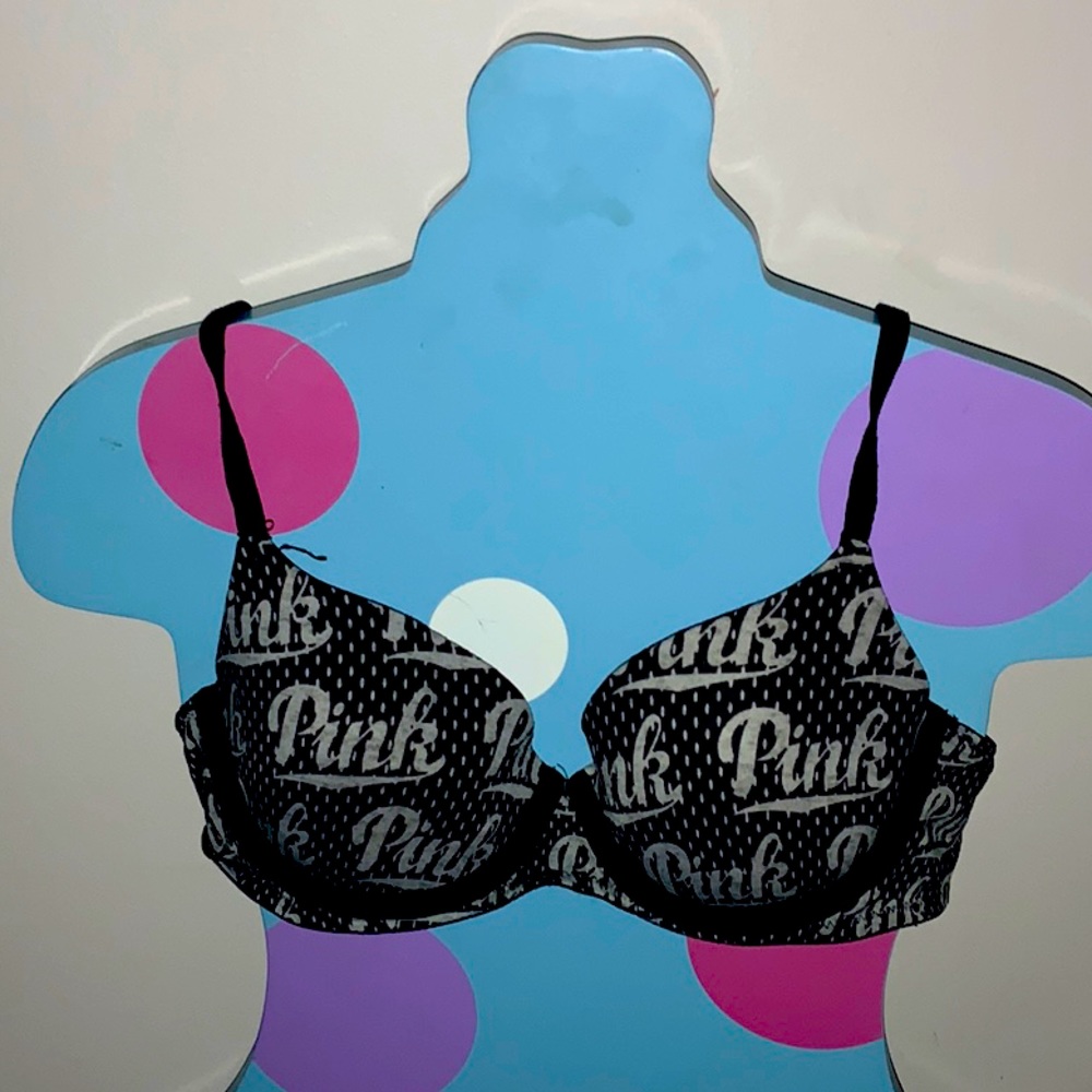 Pink bra